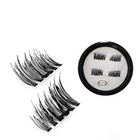 HKM-632979 Handmade Single Magnet Realistic False Eyelashes - 4 Pieces Per Pair