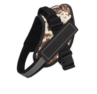 HKM-376083 Customizable Adjustable Dog Vest Harness with ID Patch for Outdoor Walks