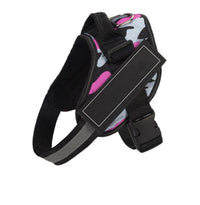 HKM-376083 Customizable Adjustable Dog Vest Harness with ID Patch for Outdoor Walks