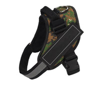 HKM-376083 Customizable Adjustable Dog Vest Harness with ID Patch for Outdoor Walks