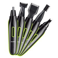 HKM-756819 5-in-1 Nose and Ear Hair Trimmer with Rechargeable Design, Painless Cutting and Easy Cleaning