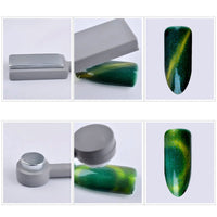 HKM-100883 Double-Head Cat Eye Gel Magnet with Enhanced Suction Power