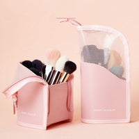 HKM-733267 Portable Multi-Function Cosmetic Brush Storage Bag in Oxford Cloth