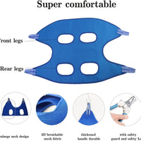 HKM-073555 Breathable Polyester Mesh Pet Hammock for Cat and Dog Nail Trimming Supplies