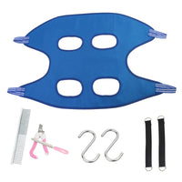 HKM-073555 Breathable Polyester Mesh Pet Hammock for Cat and Dog Nail Trimming Supplies
