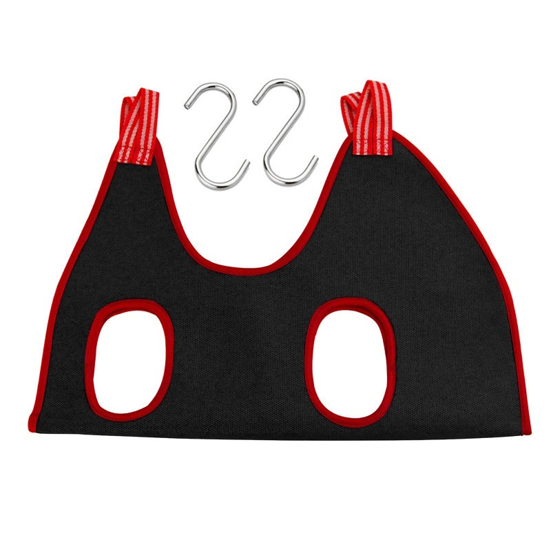 HKM-073555 Breathable Polyester Mesh Pet Hammock for Cat and Dog Nail Trimming Supplies