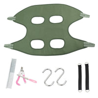 HKM-073555 Breathable Polyester Mesh Pet Hammock for Cat and Dog Nail Trimming Supplies
