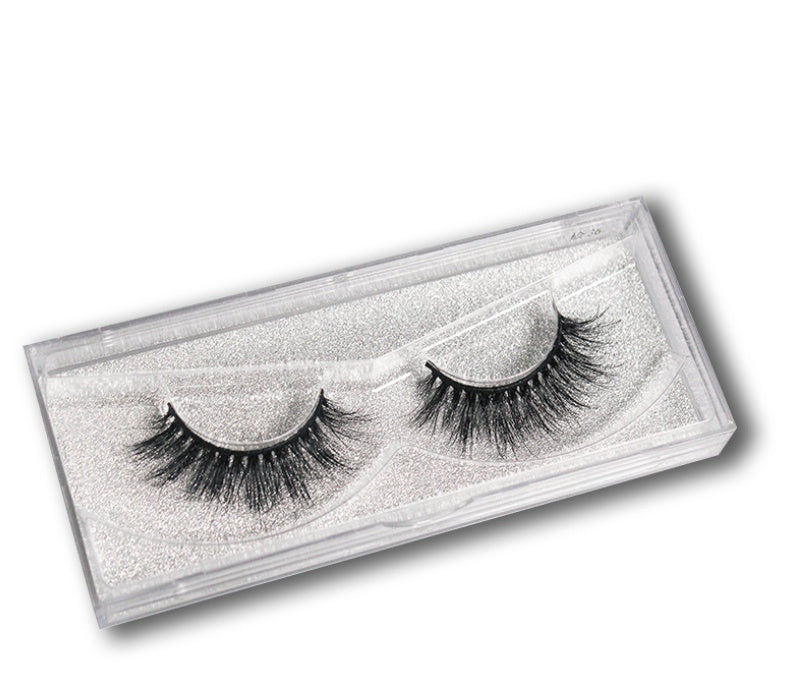 HKM-861203 3 Pairs Natural 3D Mink False Eyelashes - Long and Dramatic Lash Extensions for Eye Enhancement