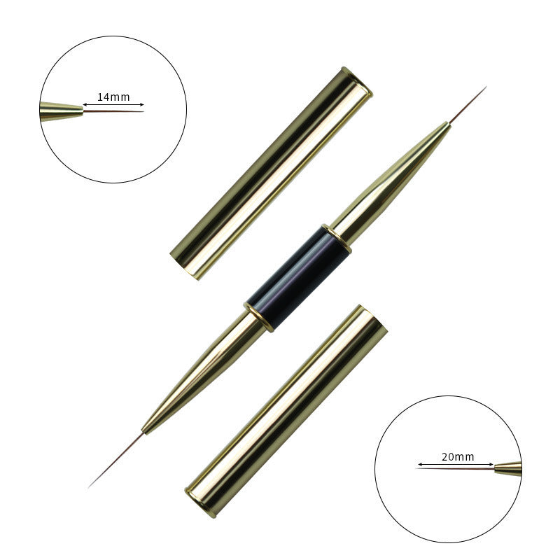 HKM-230803 Double-Ended Nail Art Liner Brush for Precise Designs