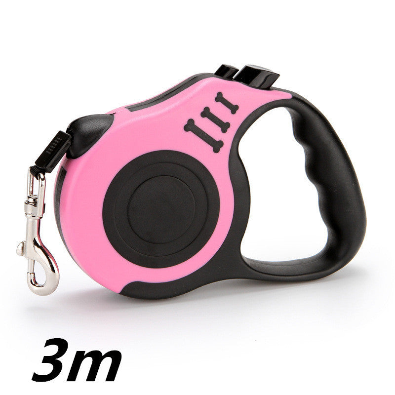HKM-948627 Automatic Telescopic Pet Traction Leash with One-Handed Brake System