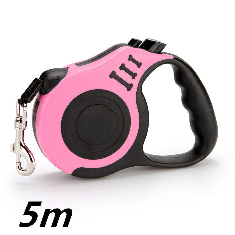 HKM-948627 Automatic Telescopic Pet Traction Leash with One-Handed Brake System