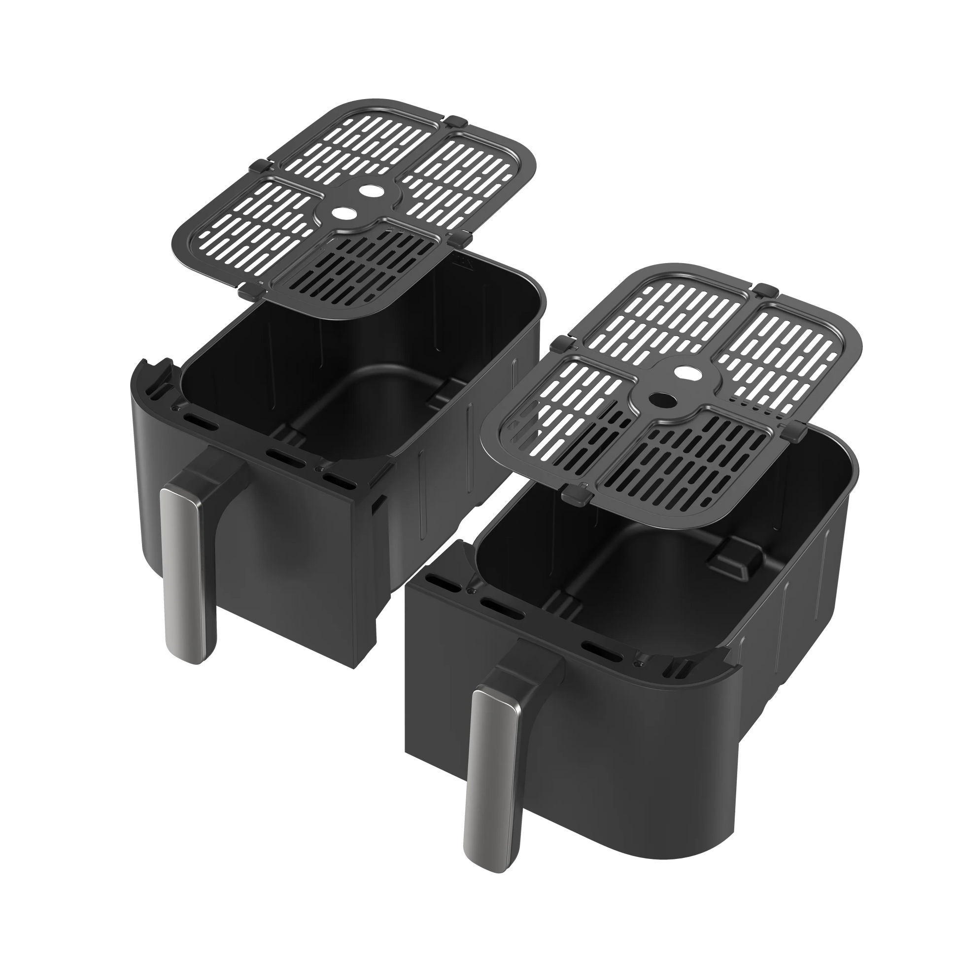 KTX-942739 11L Dual Basket Digital Air Fryer - Oil-Free Cooking in a Smart Kitchen Appliance