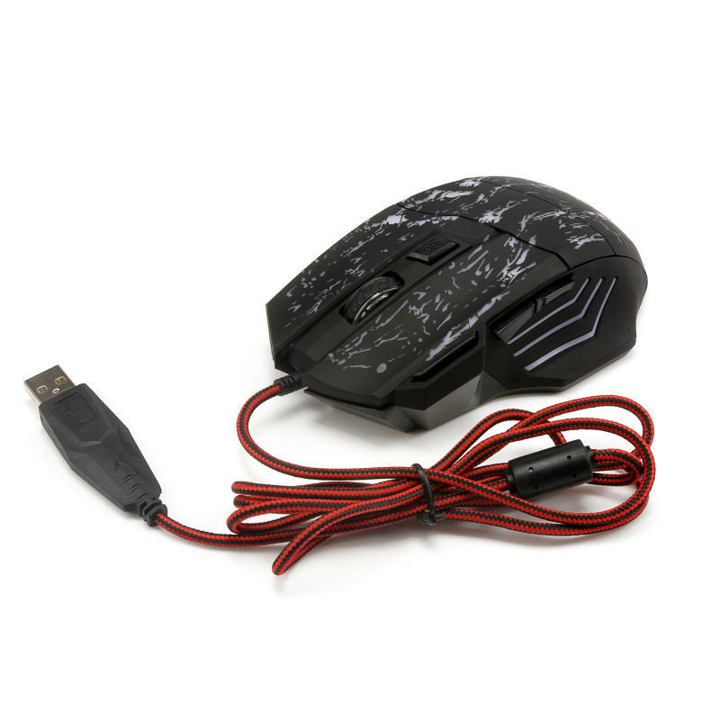 KTX-486227 Wired Gaming Mouse with USB Connection for Enhanced Online Gaming Experience
