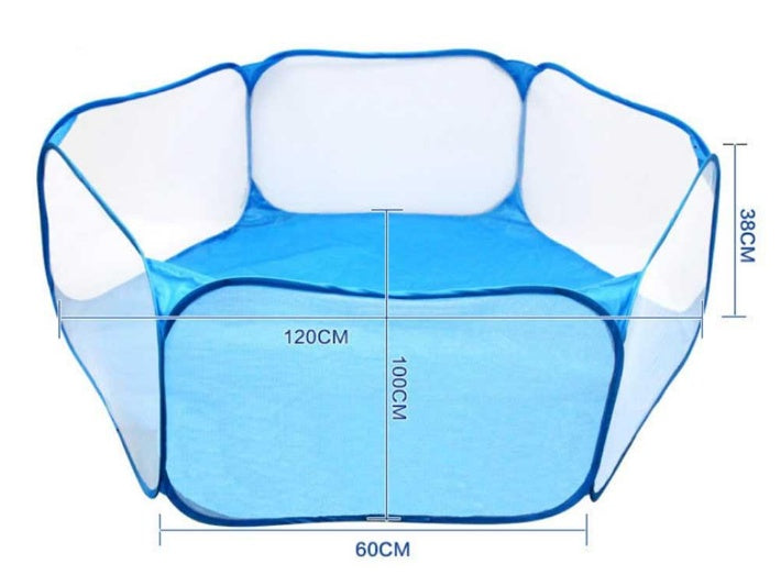 HKM-843027 Foldable Baby Play Tent with Waterproof Polyester, Net Walls, and Easy Setup, Perfect for Indoor and Outdoor Play