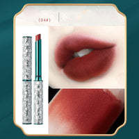 HKM-122195 Gold Velvet Lipstick - Long-Lasting, Cup-Friendly Formula, Multivitamin Enriched, Multiple Colors Available