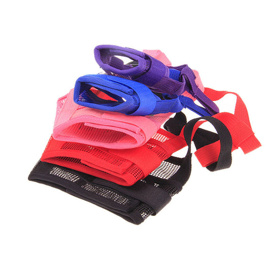 HKM-127443 Breathable Nylon Mesh Dog Muzzle Cover in Multiple Colors and Sizes