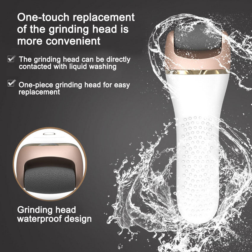 HKM-852819 Electric Foot Grinder with USB Charging - Wear-Resistant, Stylish Design, and Anti-Skid Handle