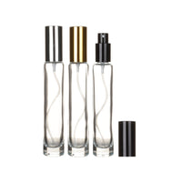 HKM-665427 Portable Transparent Glass Spray Bottle for Perfume - Travel Friendly and Refillable
