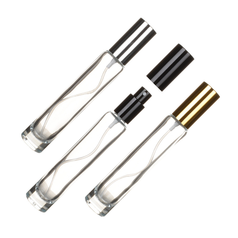 HKM-665427 Portable Transparent Glass Spray Bottle for Perfume - Travel Friendly and Refillable