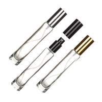 HKM-665427 Portable Transparent Glass Spray Bottle for Perfume - Travel Friendly and Refillable