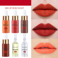 HKM-284883 Micro Needle Lip Gloss Gift Set - 10 Colors, 5ml Each, Moisturizing Formula, Long-lasting Wear