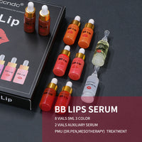 HKM-284883 Micro Needle Lip Gloss Gift Set - 10 Colors, 5ml Each, Moisturizing Formula, Long-lasting Wear