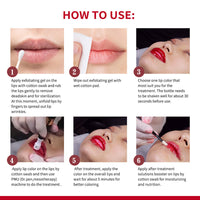 HKM-284883 Micro Needle Lip Gloss Gift Set - 10 Colors, 5ml Each, Moisturizing Formula, Long-lasting Wear