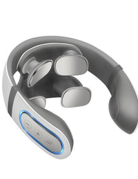 HKM-786131 4D Shiatsu Wireless Neck Massager for Pain Relief, Stiff Neck Therapy with 6 Modes and 20 Intensity Settings