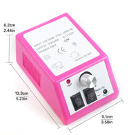 HKM-392339 Electric Nail Polisher Set with 35000 RPM, Lightweight Design, Versatile for Nail Art and Crafting
