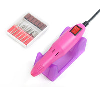 HKM-392339 Electric Nail Polisher Set with 35000 RPM, Lightweight Design, Versatile for Nail Art and Crafting