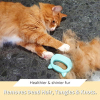 HKM-794643 Multi-Purpose Pet Grooming Comb for Gentle Deshedding and Massage – Suitable for Cats, Dogs, and Bunnies