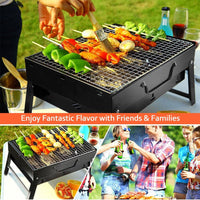 HKM-862163 Portable Foldable Charcoal BBQ Grill for Camping, Picnics, and Garden Use