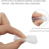 HKM-268755 Extra Soft Silicone Finger Toothbrush for Dogs and Cats - Professional Pet Dental Care Tool for Easy Teeth Cleaning