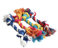 HKM-581907 Durable Cotton Rope Knot Toy for Dogs - Perfect for Chewing and Playtime