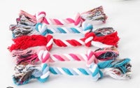 HKM-581907 Durable Cotton Rope Knot Toy for Dogs - Perfect for Chewing and Playtime