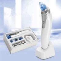 HKM-702995 Electric Blackhead Remover Machine - Silver, Compact Size for Home Use, Effective Acne Treatment