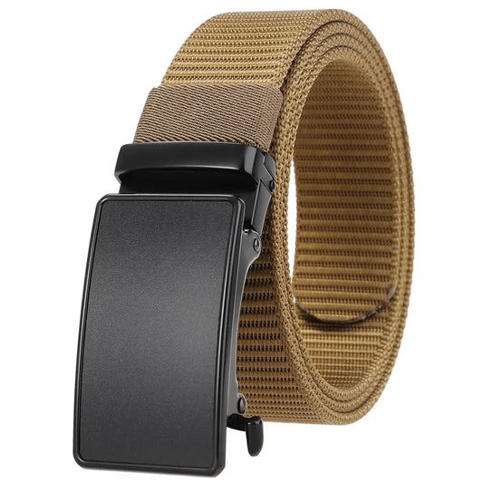 KTX-667219 Men's Casual Nylon Belt - Adjustable and Durable Design, Model LY55-0027-3