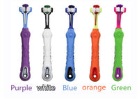 HKM-137811 Double-Headed Pet Toothbrush for Effective Teeth Cleaning - Multiple Colors Available