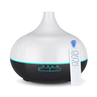 HKM-949843 Remote Control Non-Printing Incense Machine - 550ml Capacity, 10-Hour Runtime, 7-Color LED