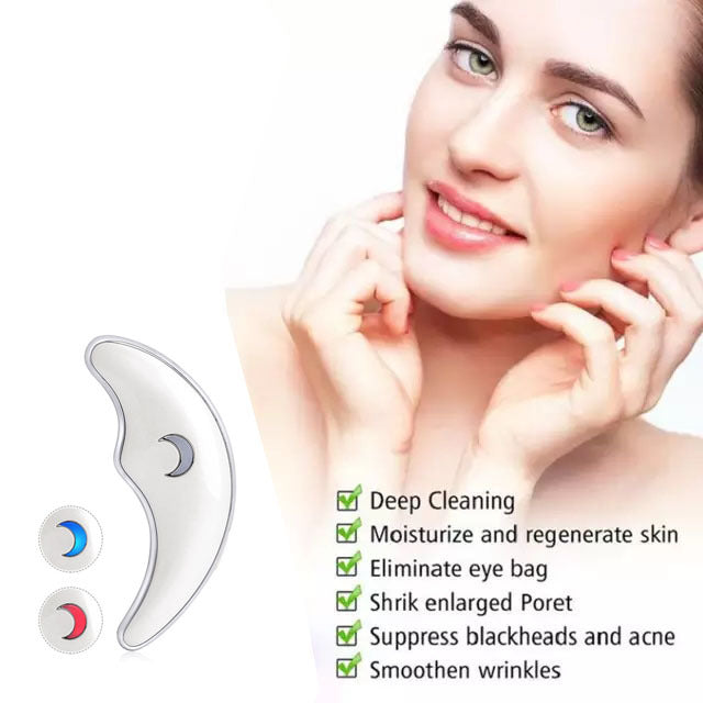 HKM-357843 Little Dolphin Facial Spa Device - Compact ABS Beauty Equipment with 350mAh Battery, 45°C Working Temperature, Ideal for Skincare Routine