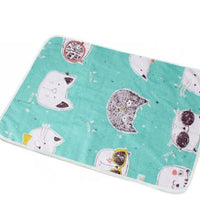HKM-107987 Waterproof Pet Diaper Pad - Washable, Reusable Training Mat for Dogs and Cats with Absorbent Layers and Non-Leak Base