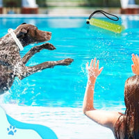 HKM-464659 Interactive Floating Dog Water Toys for Outdoor Fetch and Treat Hiding, Lightweight TPR Bumper Design