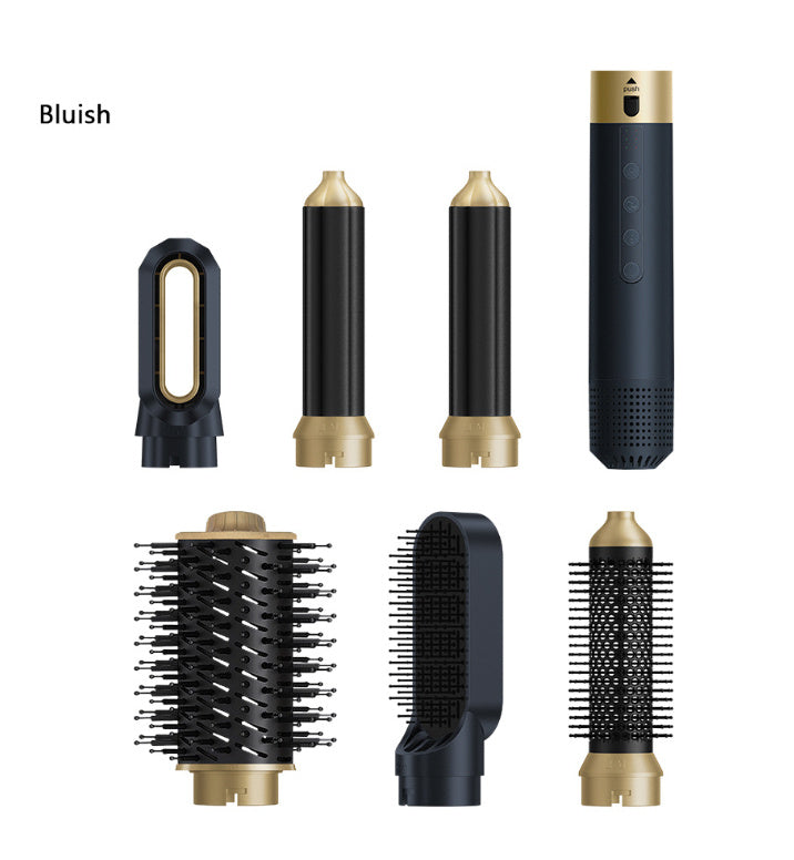 HKM-075667 6-in-1 Multifunctional Hot Air Comb for Curling, Straightening, and Styling Hair