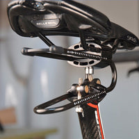 HKM-905299 Spring Steel Suspension Shock Absorber for Mountain and Road Bikes, Compatible with Apple Devices