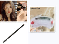 HKM-248659 Double Eyelash and Eyebrow Brush Duo for Effortless Eye Makeup Application
