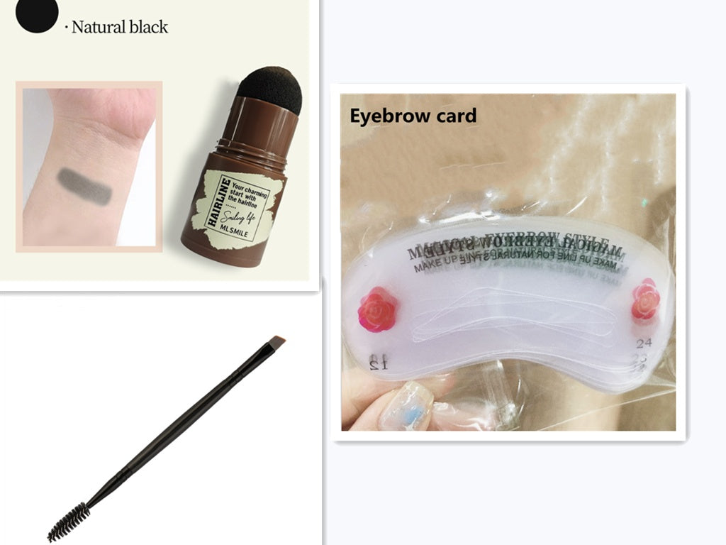 HKM-248659 Double Eyelash and Eyebrow Brush Duo for Effortless Eye Makeup Application