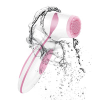 HKM-389459 Facial Cleansing Massager with Dual Massage Heads and Oscillation Technology