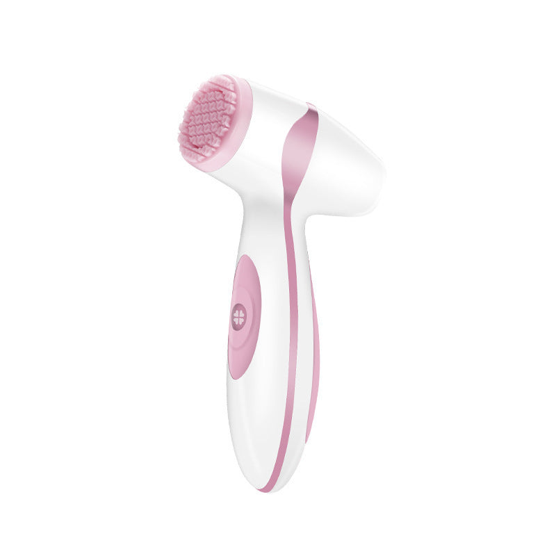 HKM-389459 Facial Cleansing Massager with Dual Massage Heads and Oscillation Technology