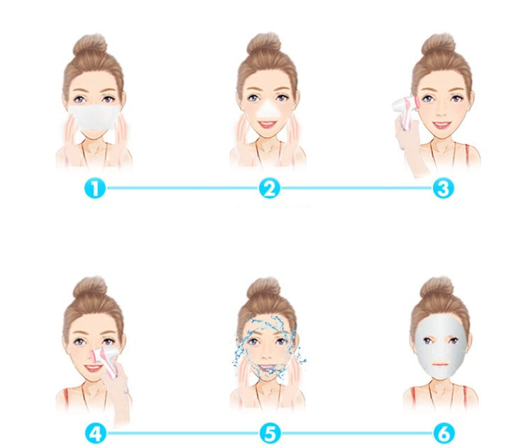 HKM-389459 Facial Cleansing Massager with Dual Massage Heads and Oscillation Technology