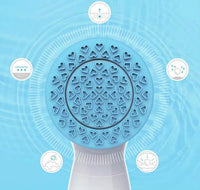 HKM-389459 Facial Cleansing Massager with Dual Massage Heads and Oscillation Technology
